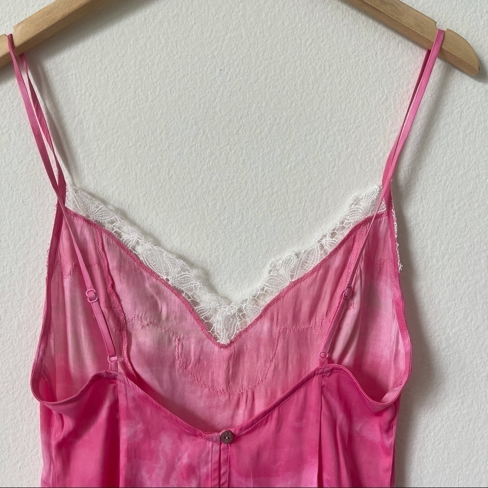 Free People Intimately Pink Luella Tie Dye Lace Bodysuit XS - Picture 11 of 15